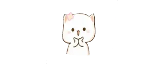🥰 고양이, 귀여운, 동물, 만화, 스티커 telegram sticker