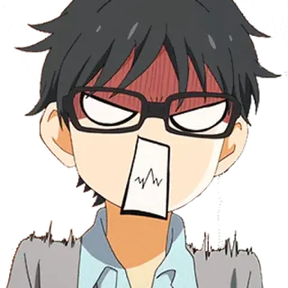 🤬 anime, cartoon, angry, frustrated, expression telegram sticker