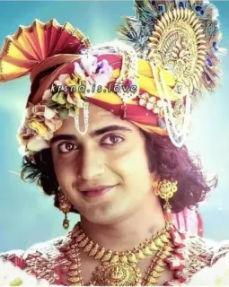 😊 Krishna krsna.is.love Krishna, Hinduism, deity, religion, love, Indian culture telegram sticker