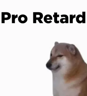 🎭 Pro Retard telegram sticker