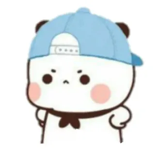 🍂 cute, panda, cartoon, animal, character, sticker telegram sticker