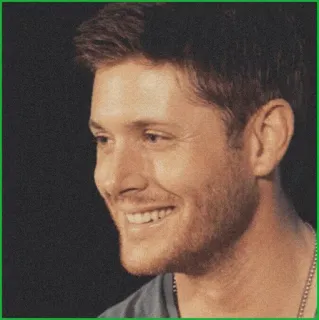 🐚 Dean Winchester Supernatural Dean Winchester, Supernatural, Jensen Ackles, tv show, brother telegram sticker