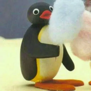 🤤 Pingu pinguino, cartone animato, claymation, Pingu, animato whatsapp sticker