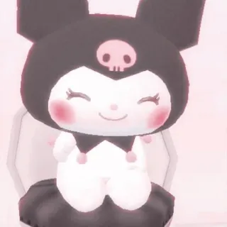 🧬 Kuromi Kuromi, Sanrio, Anime, Dibujos animados, Lindo telegram sticker