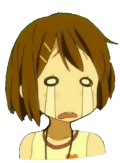 😢 Anime, Piangere, Triste, Ragazza, Emozione, Manga, Personaggio telegram sticker