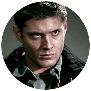 😠 Dean Winchester Supernatural nadprzyrodzone, Dean, Winchester, serial, potwór telegram sticker