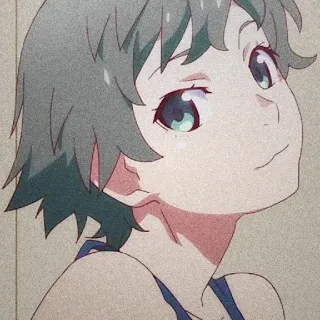 🧿 Anime, Cartoon, Mädchen, Porträt telegram sticker