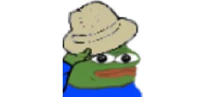 🎩 Pepe the Frog pepe, rana, cappello telegram sticker