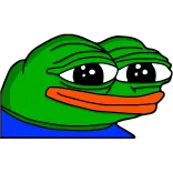 😉 Pepe the Frog pepe, sapo, meme, internet, desenho animado whatsapp sticker