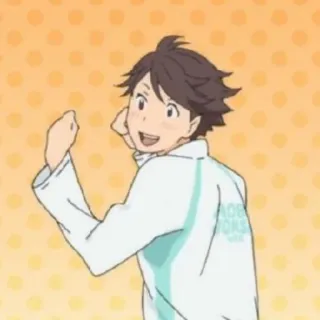 💗 Oikawa Tooru Haikyuu!! Anime, Haikyuu, Oikawa Tooru, Personaggio, Fanart telegram sticker