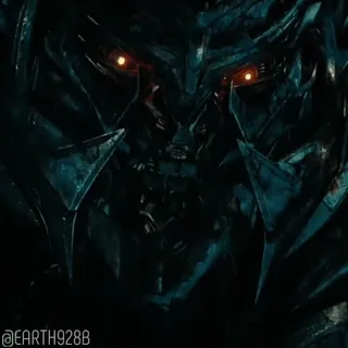 👹 Megatron Transformers Megatron, Transformers, Decepticon, robot, méchant, film telegram sticker