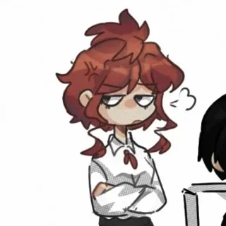 🧷 anime, desenho animado, desenho, retrato, arte whatsapp sticker