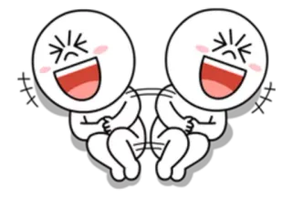😂 rindo, emoji, feliz, alegria, fofo, desenho animado telegram sticker