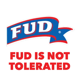 🧕 FUD
FUD IS NOT
TOLERATED peur, intolérance, négatif, avertissement telegram sticker