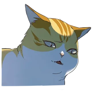 😞 kucing, hewan peliharaan, binatang, kucing domestik, felin, meme telegram sticker