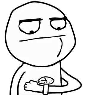 ⏰ meme, wait, waiting, watch, bored whatsapp sticker