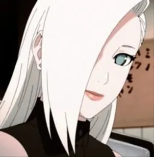 🌟 anime, woman, white hair, character telegram sticker