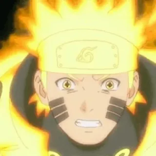 🦊 Naruto Anime, Kreskówka, Naruto, Postać telegram sticker