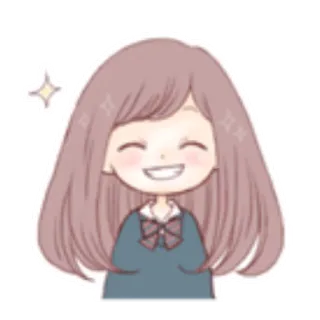 ✨ Anime, Cartone animato, Ragazza, Carina, Adesivo telegram sticker