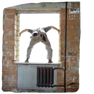 🦵 window, construction, building, renovation telegram sticker
