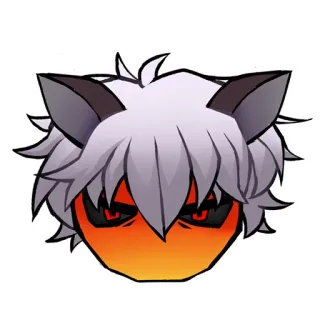 😡 marah, anime, kucing, furry, kartun, ekspresi, emosi telegram sticker