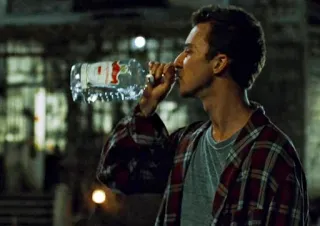 👊 Mann, trinken, Flasche, Flanell, Nacht telegram sticker