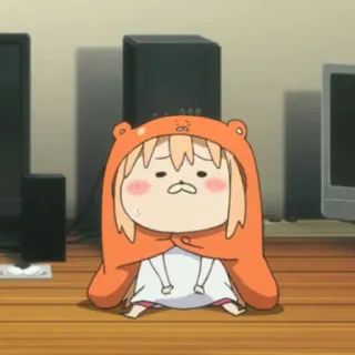 🍧 Umaru Doma Himouto! Umaru-chan anime, cartoon, umaru, himouto, cute, chibi telegram sticker