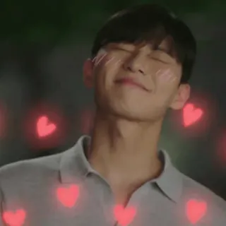🥰 pria, orang, hati, cinta, senang, imut telegram sticker