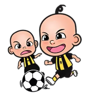 ⚽ football, foot, sport, dessin animé, personnages telegram sticker