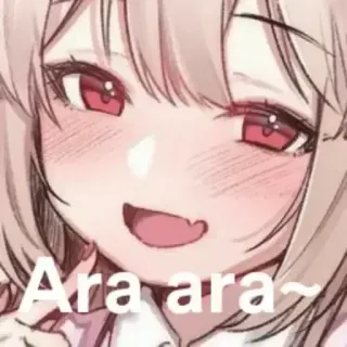 🥵 Ara ara~ Anime, Lindo, Chica, Manga telegram sticker