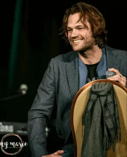 😁 Jared Padalecki Supernatural actor, celebrity, man, portrait telegram sticker
