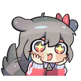 🎀 stiker, kawaii, imut, kartun, anime, manga whatsapp sticker