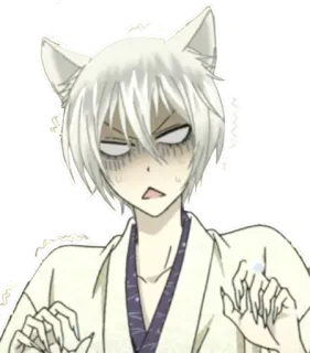 😱 Tomoe Kamisama Kiss anime, fox, Tomoe, Kamisama Kiss, manga, funny telegram sticker