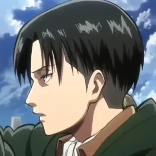 ⚔ Levi Ackerman Attack on Titan Anime, Levi, Attack on Titan, Karakter, Manga telegram sticker
