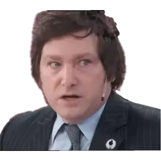 😳 Javier Milei politician, argentina, milei, javier milei telegram sticker