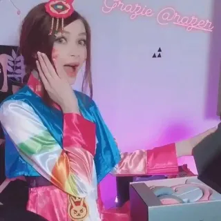 🙉 D.Va Overwatch Cosplay, Jeu vidéo, Personnage, Gaming telegram sticker