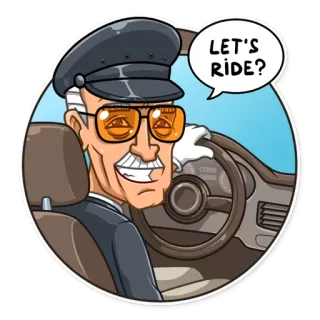 Stan Lee telegram stickers