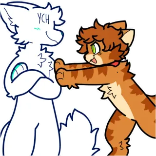 ⬅️ YCH telegram sticker