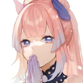 🌟 Sangonomiya Kokomi Genshin Impact Anime, Genshin Impact, Kokomi, Pinke Haare, Blaue Augen, Videospiel Charakter telegram sticker
