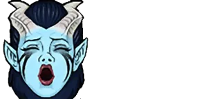 😱 ปีศาจ, สัตว์ประหลาด, แฟนตาซี, สยองขวัญ, เขา telegram sticker