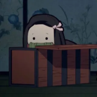 💗 Nezuko Kamado Demon Slayer Anime, Demon Slayer, Nezuko, Nezuko Kamado, Scatola, Carino, Manga, Chibi whatsapp sticker