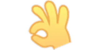 👌 hand gesture, okay sign, meme, offensive, symbol telegram sticker