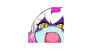 😲 Anime, Cartone animato, Arrabbiato, Faccia, Urlo, Mostro telegram sticker