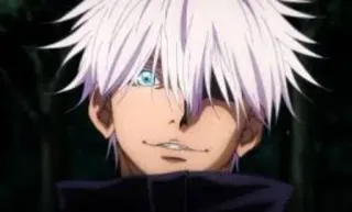 😉 Satoru Gojo Jujutsu Kaisen anime, Satoru Gojo, Jujutsu Kaisen, character, manga telegram sticker