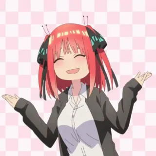 🦋 Nino Nakano The Quintessential Quintuplets Anime, Chica, Linda, Personaje, Nino Nakano telegram sticker