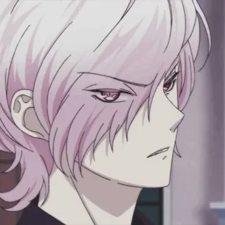 🥢 Anime, Manga, Karakter, Rambut Pink, Profil, Bishonen whatsapp sticker