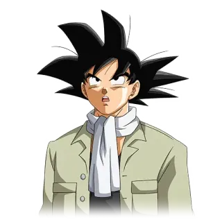 😂 Goku アニメ, ドラゴンボール, キャラクター, 悟空 telegram sticker