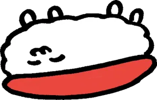 🙃 comida, bolo, sobremesa, doce whatsapp sticker