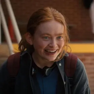 😐 Max Mayfield Stranger Things Max Mayfield, Stranger Things, Sadie Sink, Personagem, Série, Retrato telegram sticker