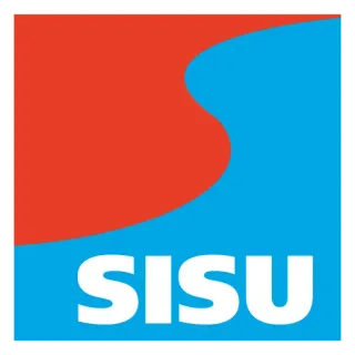 👍 SISU SISU, логотип, Финляндия, финский, красный, синий telegram sticker